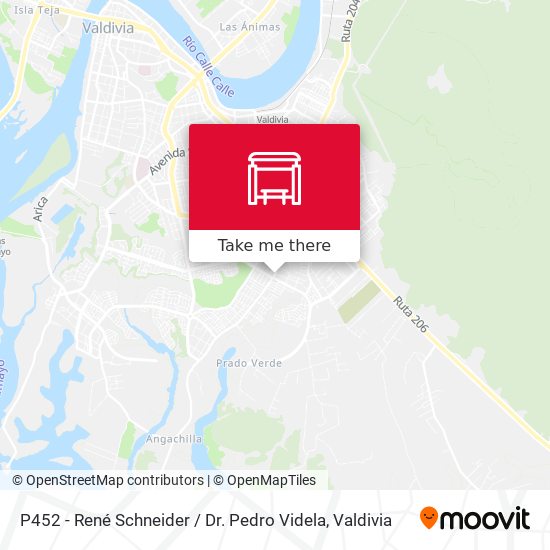 P452 - René Schneider / Dr. Pedro Videla map