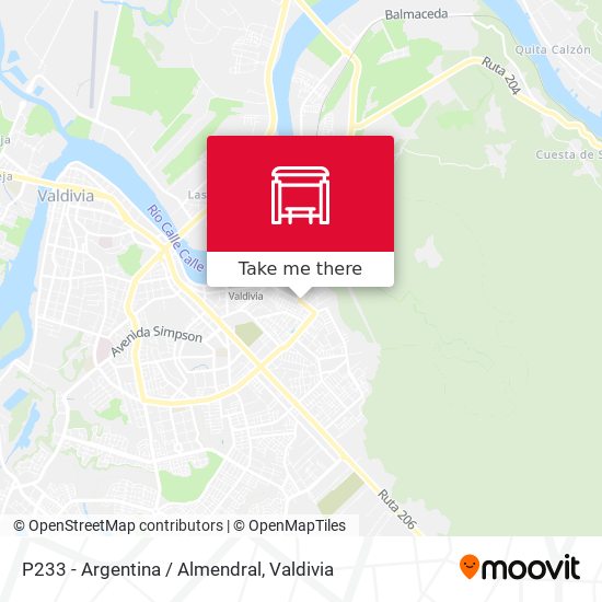 Mapa de P233 - Argentina / Almendral