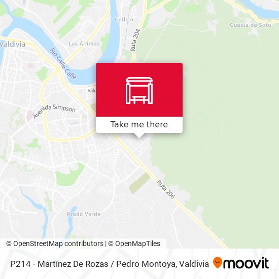 P214 - Martínez De Rozas / Pedro Montoya map