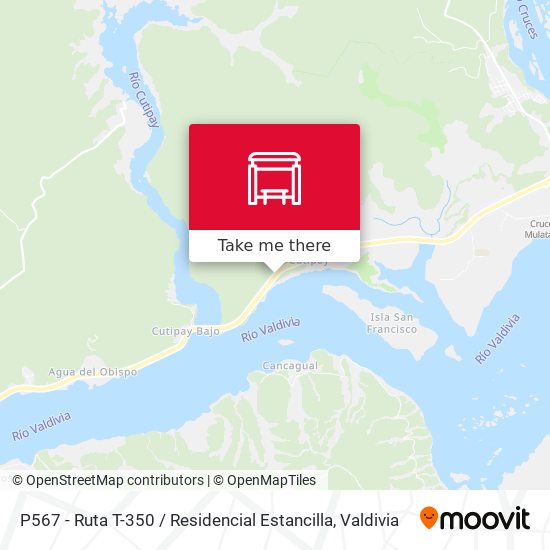 Mapa de P567 - Ruta T-350 / Residencial Estancilla