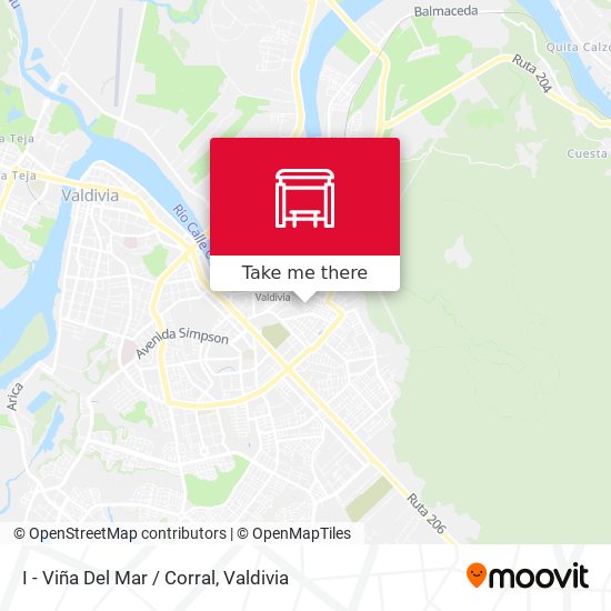 Mapa de I - Viña Del Mar / Corral