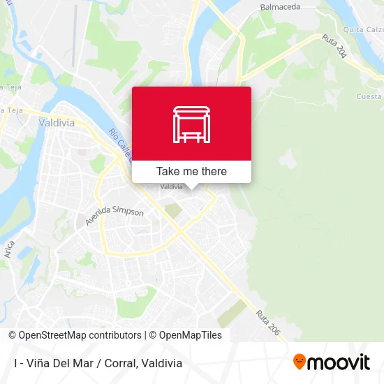 Mapa de I - Viña Del Mar / Corral
