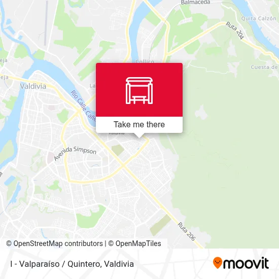 I - Valparaíso / Quintero map