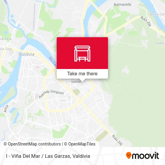 Mapa de I - Viña Del Mar / Las Garzas