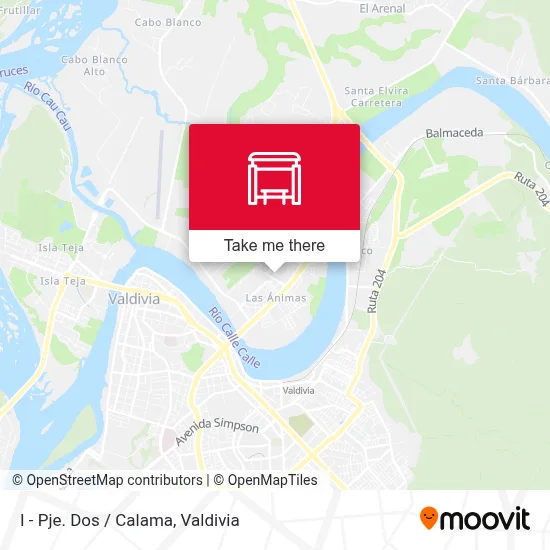 I - Pje. Dos / Calama map