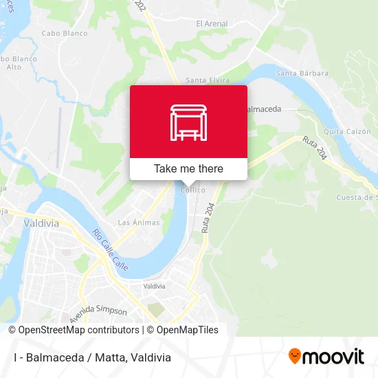 Mapa de I - Balmaceda / Matta
