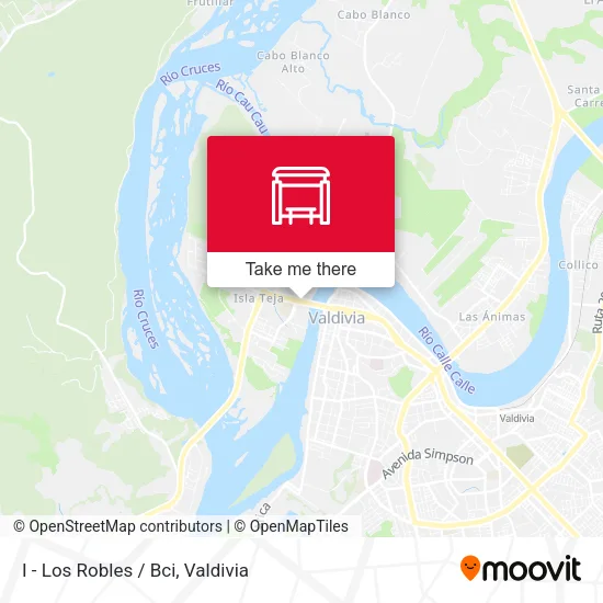 Mapa de I - Los Robles / Bci