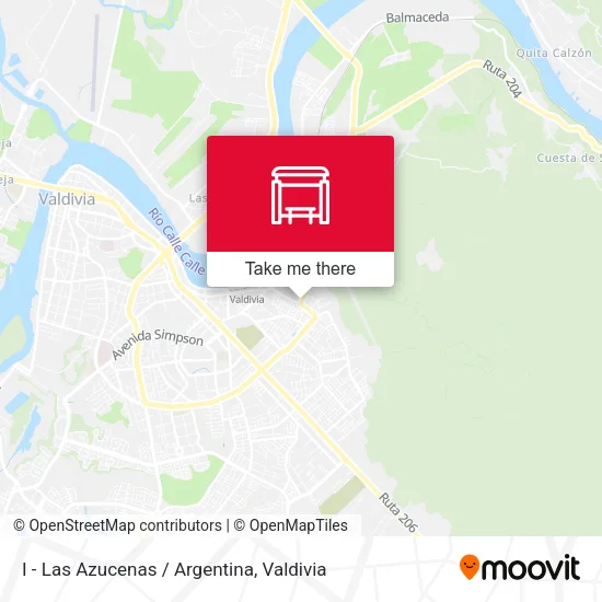 Mapa de I - Las Azucenas / Argentina