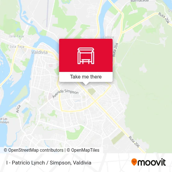 I - Patricio Lynch / Simpson map