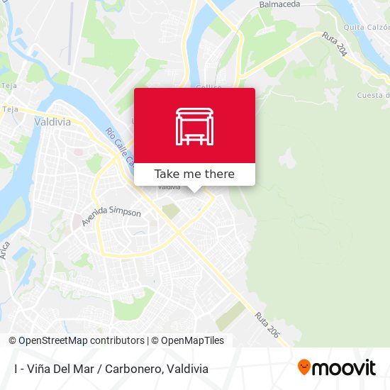 Mapa de I - Viña Del Mar / Carbonero