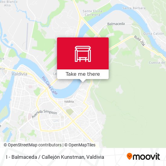 Mapa de I - Balmaceda / Callejón Kunstman