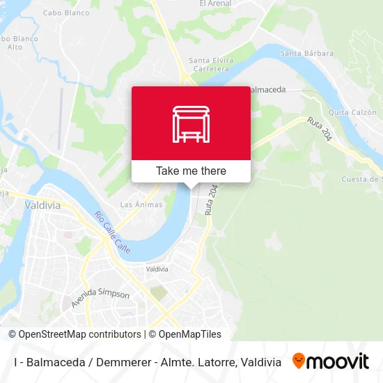 Mapa de I - Balmaceda / Demmerer - Almte. Latorre