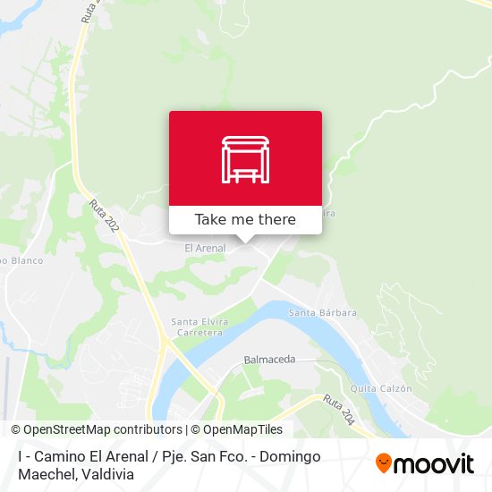 Mapa de I - Camino El Arenal / Pje. San Fco. - Domingo Maechel