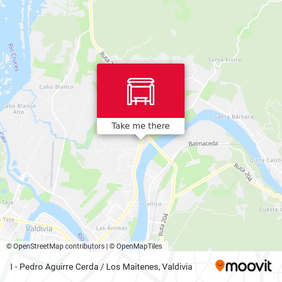 I - Pedro Aguirre Cerda / Los Maitenes map