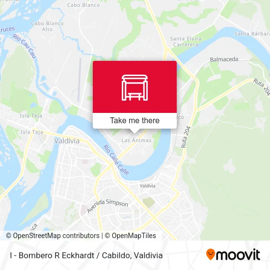 Mapa de I - Bombero R Eckhardt / Cabildo