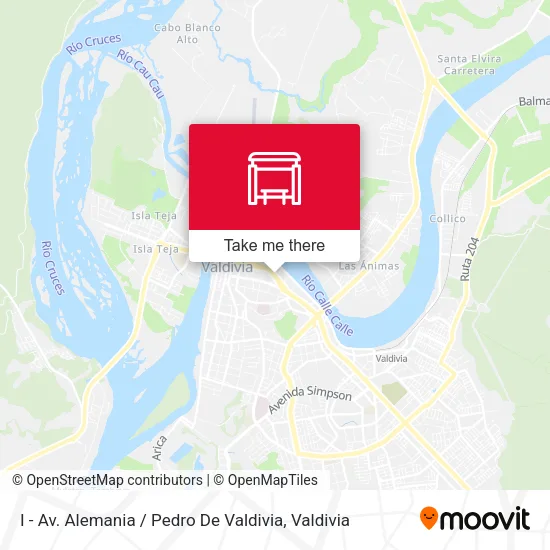 Mapa de I - Av. Alemania / Pedro De Valdivia