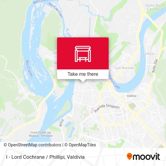 Mapa de I - Lord Cochrane / Phillipi