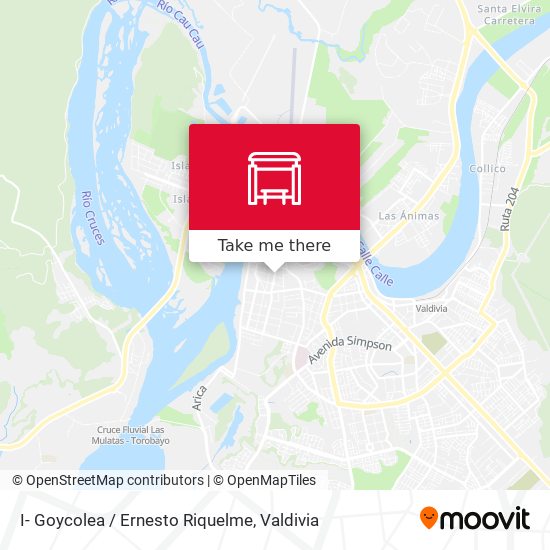 I- Goycolea / Ernesto Riquelme map