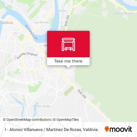 I - Alonso Villanueva / Martínez De Rozas map