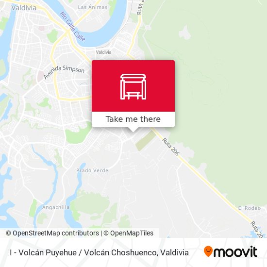 I - Volcán Puyehue / Volcán Choshuenco map