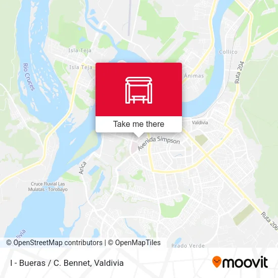Mapa de I - Bueras / C. Bennet