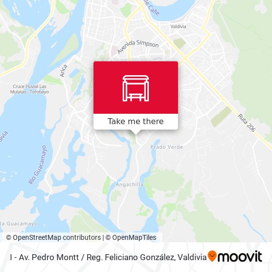I - Av. Pedro Montt / Reg. Feliciano González map