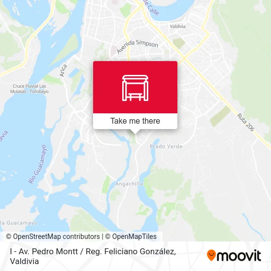 Mapa de I - Av. Pedro Montt / Reg. Feliciano González