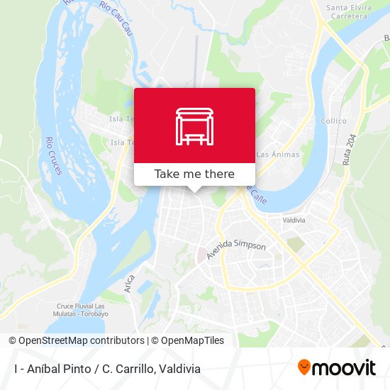 I - Aníbal Pinto / C. Carrillo map