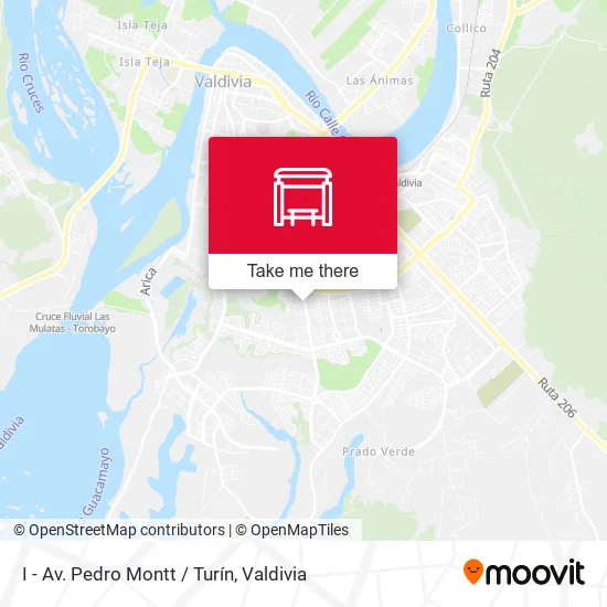 Mapa de I - Av. Pedro Montt / Turín