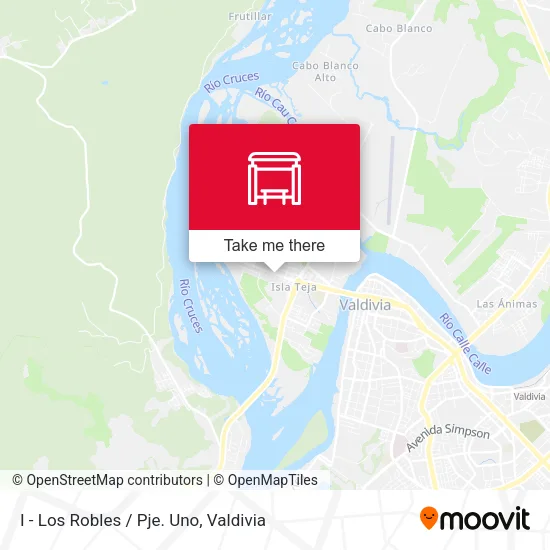 Mapa de I - Los Robles / Pje. Uno