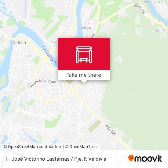 Mapa de I - José Victorino Lastarrias / Pje. F