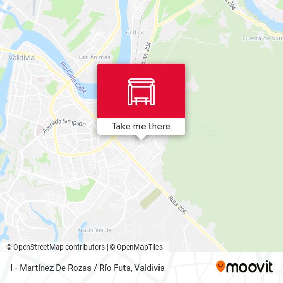 I - Martínez De Rozas / Río Futa map
