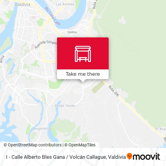 Mapa de I - Calle Alberto Bles Gana / Volcán Callague
