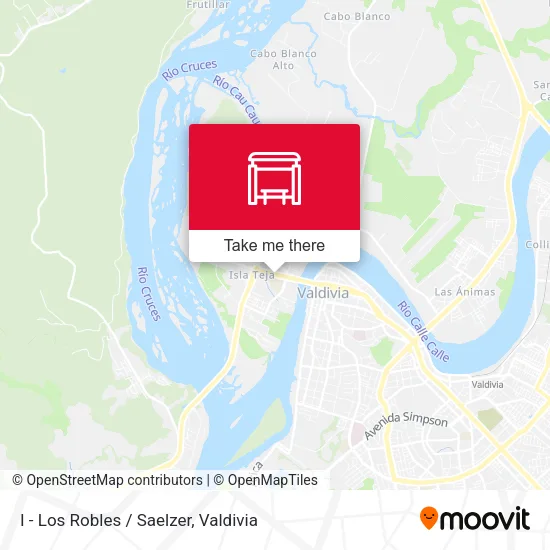 Mapa de I - Los Robles / Saelzer