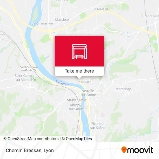 Chemin Bressan map
