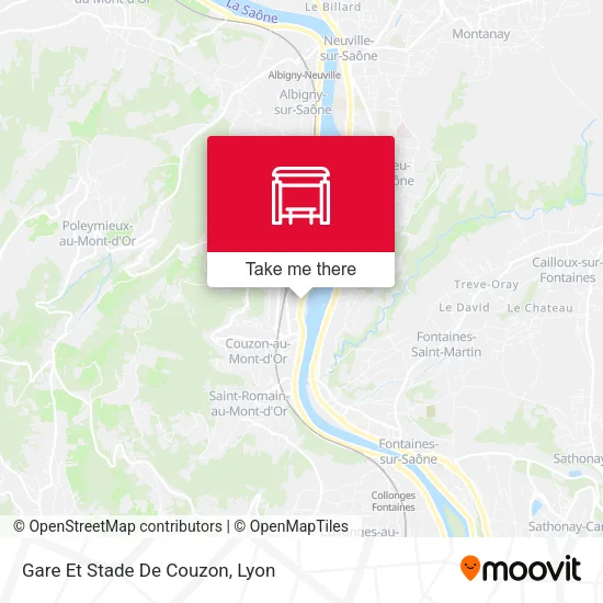 Gare Et Stade De Couzon map