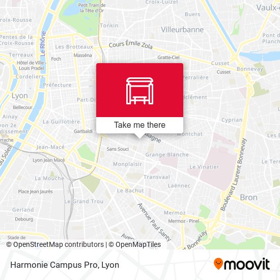 Harmonie Campus Pro map