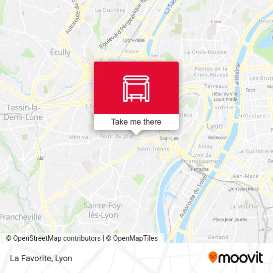 La Favorite map