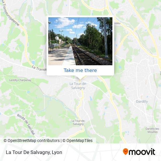 Mapa La Tour De Salvagny