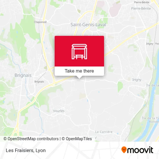 Les Fraisiers map
