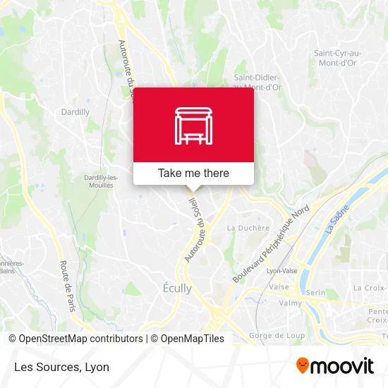 Les Sources map