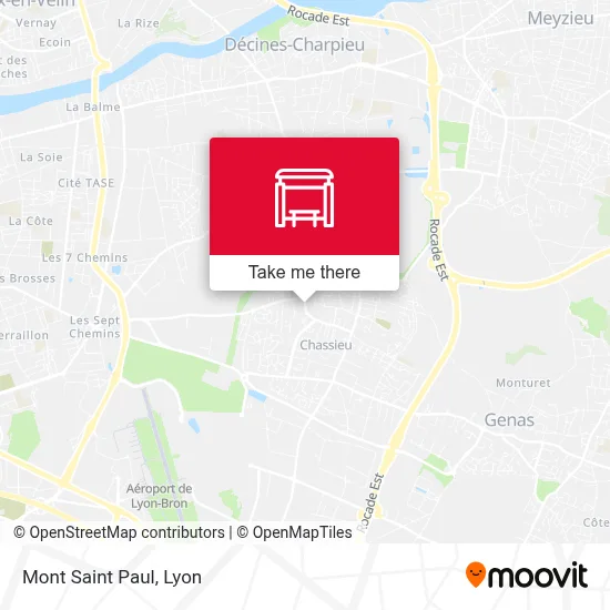 Mont Saint Paul map