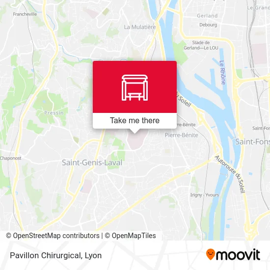 Pavillon Chirurgical map