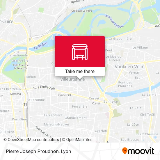 Pierre Joseph Proudhon map