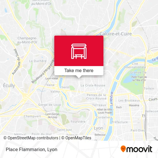 Place Flammarion map