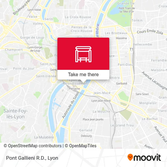 Pont Gallieni R.D. map