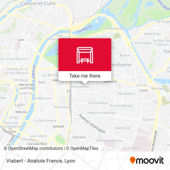 Viabert - Anatole France map