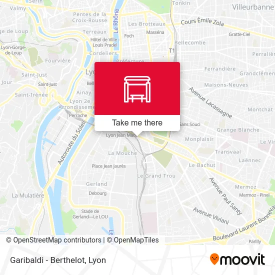 Garibaldi - Berthelot map