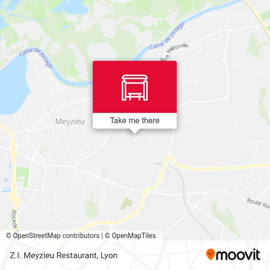 Z.I. Meyzieu Restaurant map