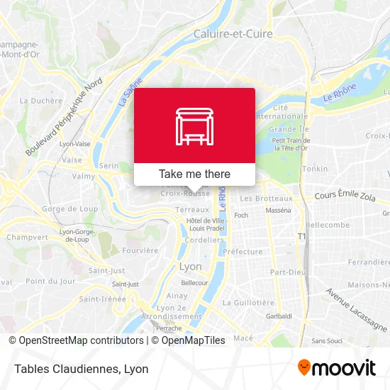 Tables Claudiennes map